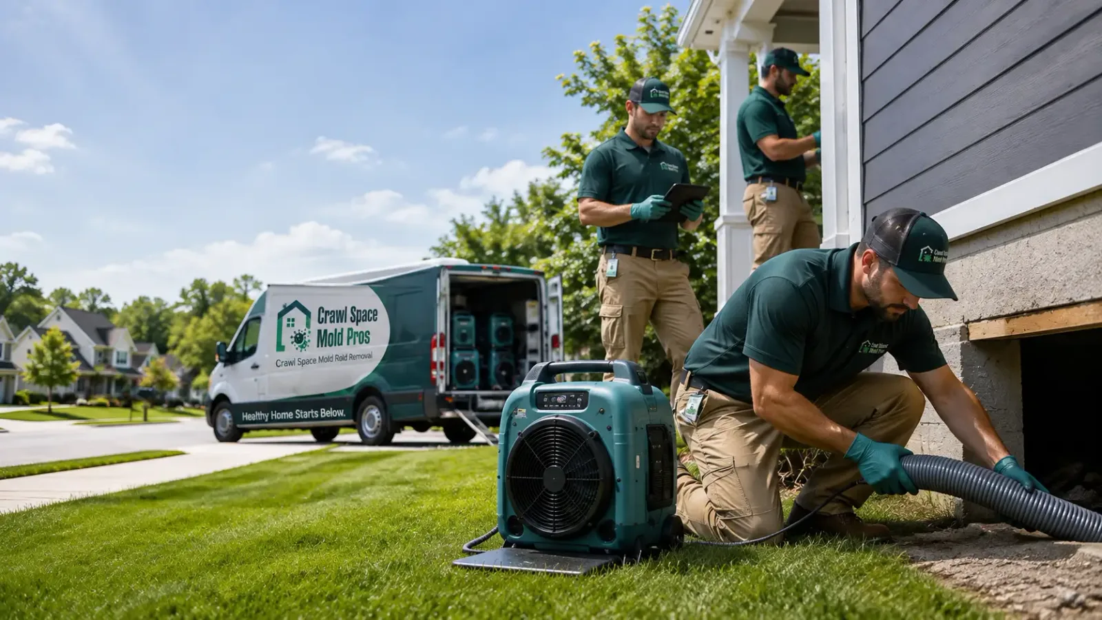 Crawl Space Mold Removal in Woodacre, CA